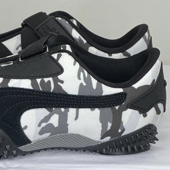 Puma Women’s Mostro White Camo Sneakers – Size 8.5 – Hook & Loop – Spikes – - Picture 2 of 5